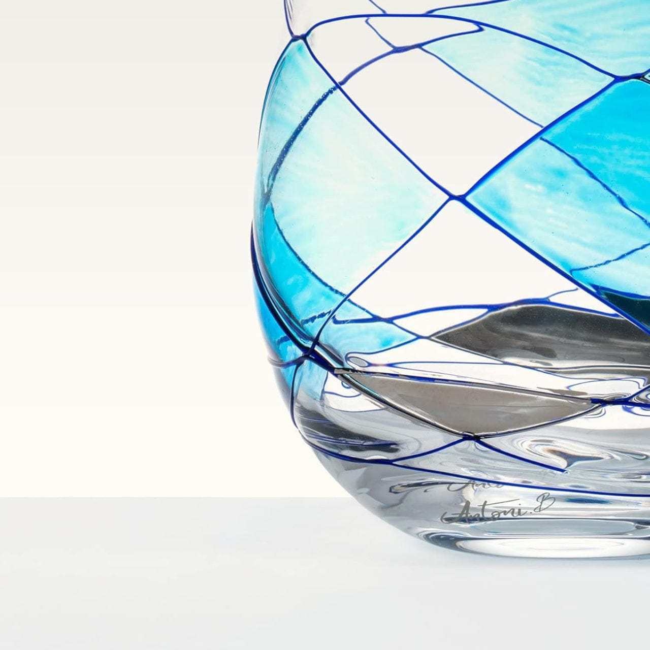 Antoni Barcelona Glass Wijnglazen Wijnglazen - 2-delige set - 62cl | Blauw