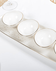 Aulica Kommetjes Snack- en tapasschaal - 5-delige set | White