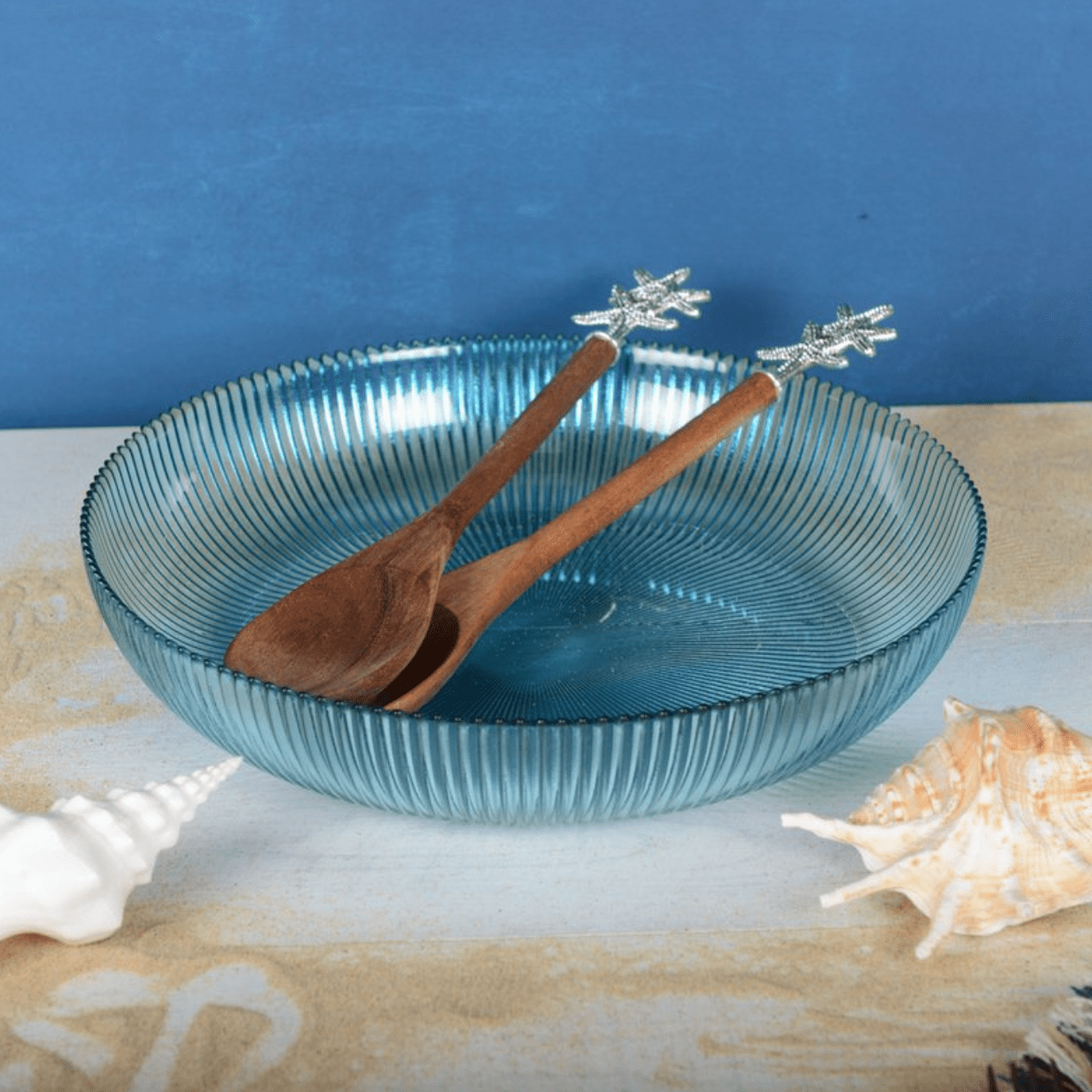 Aulica Saladeschaal Saladeschaal 30cm - Turkoois | A Barbord