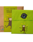 Carl Oscar Lunchbox kinderen Kopie van Sandwich bag - Aap | Pack n' Snack