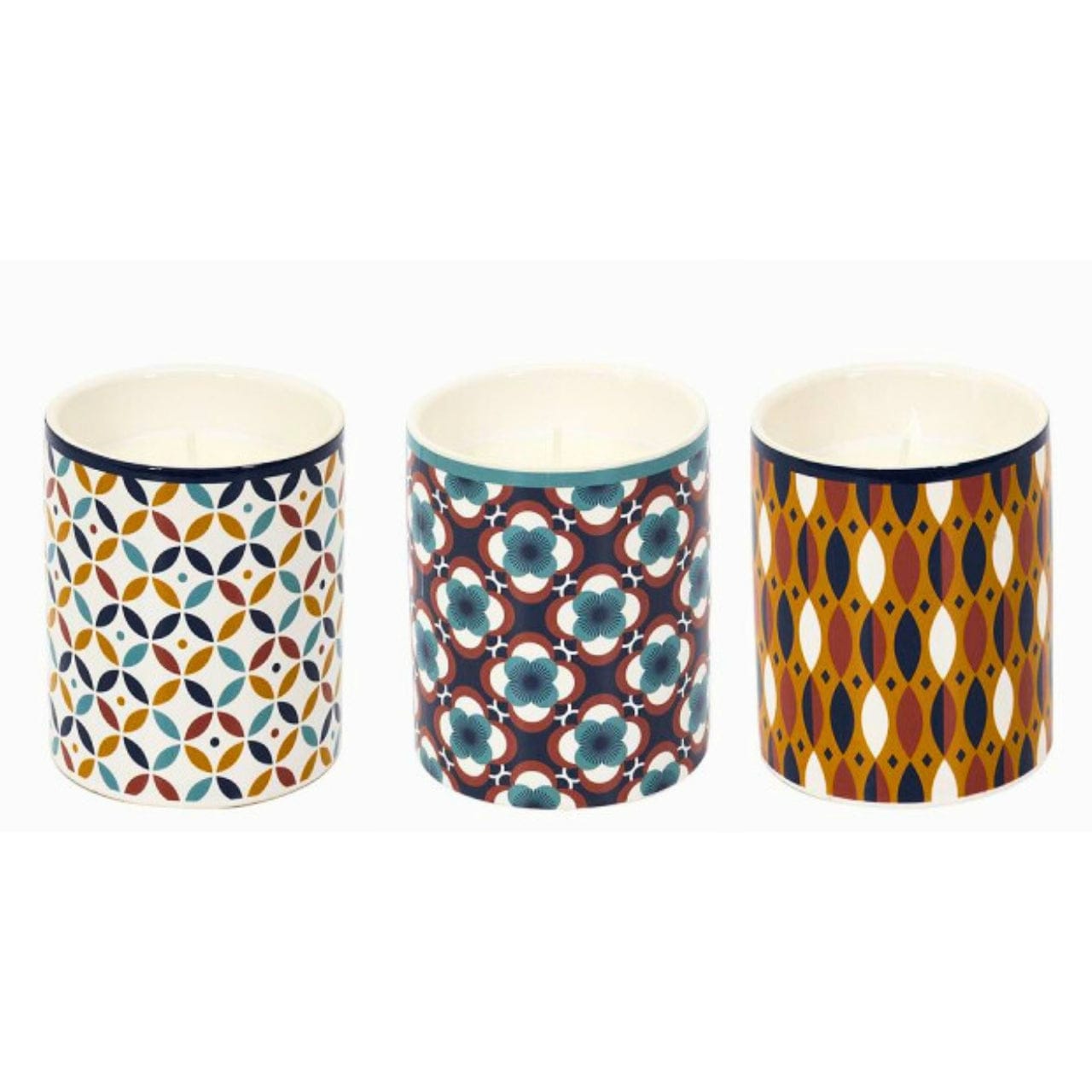 Home Deco Geurkaarsen Geurkaarsen - 3-delige set | Retro