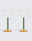 &klevering Champagneglazen Champagneglazen - 2-delige set | Coupe Perle