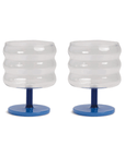 &klevering Champagneglazen Drinkglas - 2-delige set | Mingle Blue