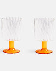 &klevering Champagneglazen Drinkglas - 2-delige set | Twirl Orange