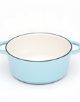 Lätt Home Braadpan Braadpan 22cm - 3,5L - Emaille Gietijzer | Bleu