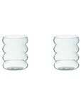 Maison Saar Drinkglas Drinkglas 2-delige set - 34cl | Clear Waves Drinkglas 2-delige set - 34cl | Clear Waves