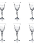 RCR - Cristalleria Italiana Glazen Wijnglazen - 6-delige set - 21cl | Melodia