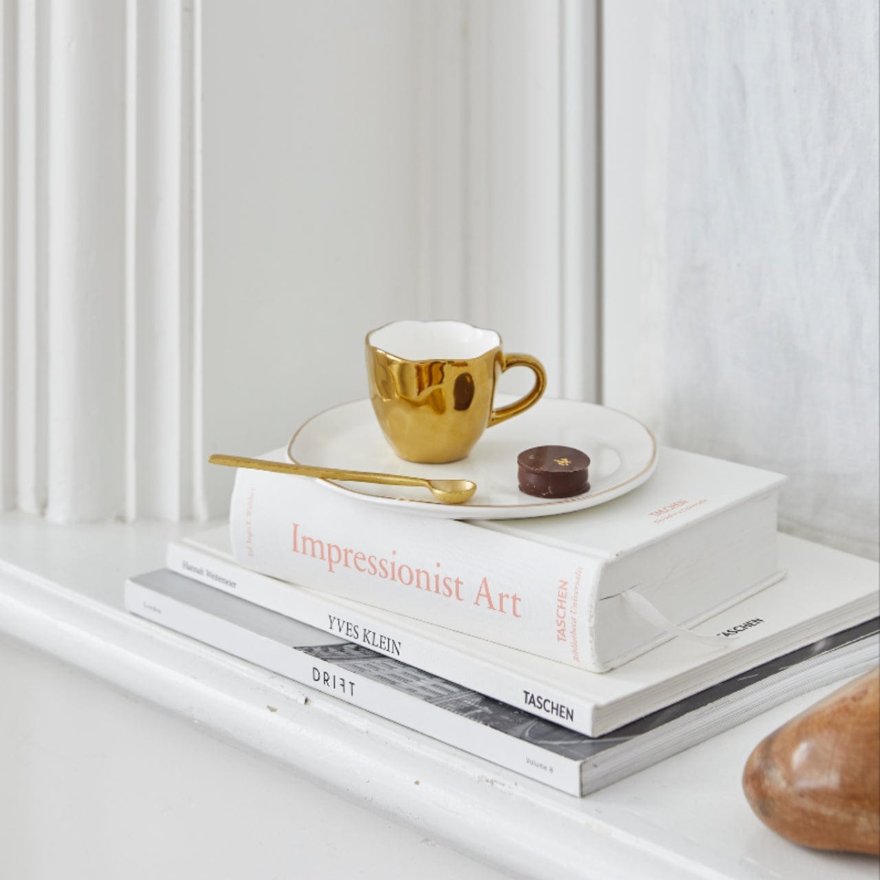 Urban Nature Culture Koffie- en Theemokken Espressokop 5cl - set van 2 - Goud | Good Morning
