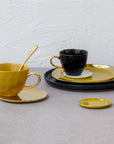 Urban Nature Culture Koffie- en Theemokken Koffie & Theekop 20cl- 2-delige set - Zwart | Good Morning