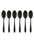 vtwonen Theelepels Theelepels – 6-delige set | Mat Zwart