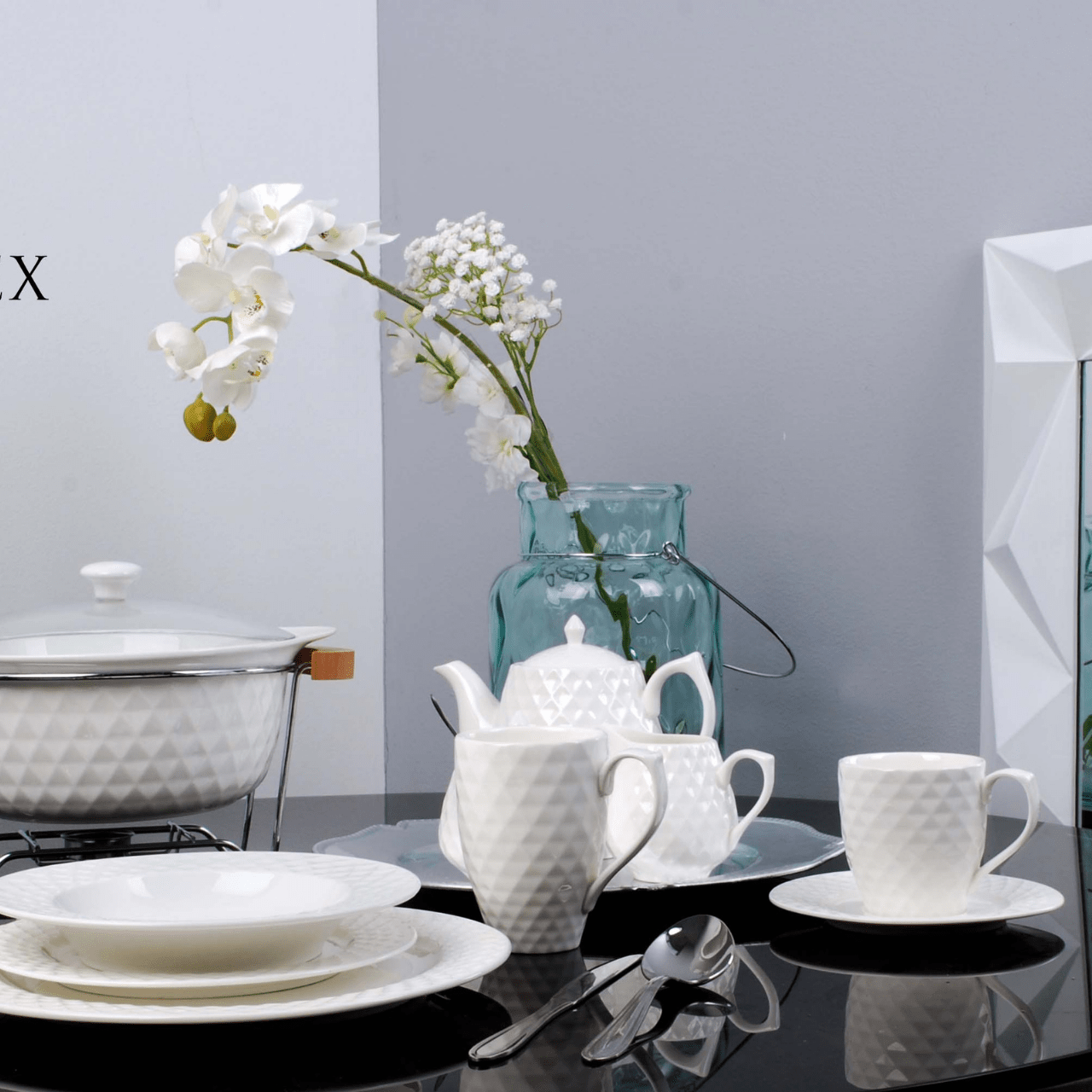 Affekdesign Koffie- en Theemokken Koffiekop met schotel - 23cl | Diamond