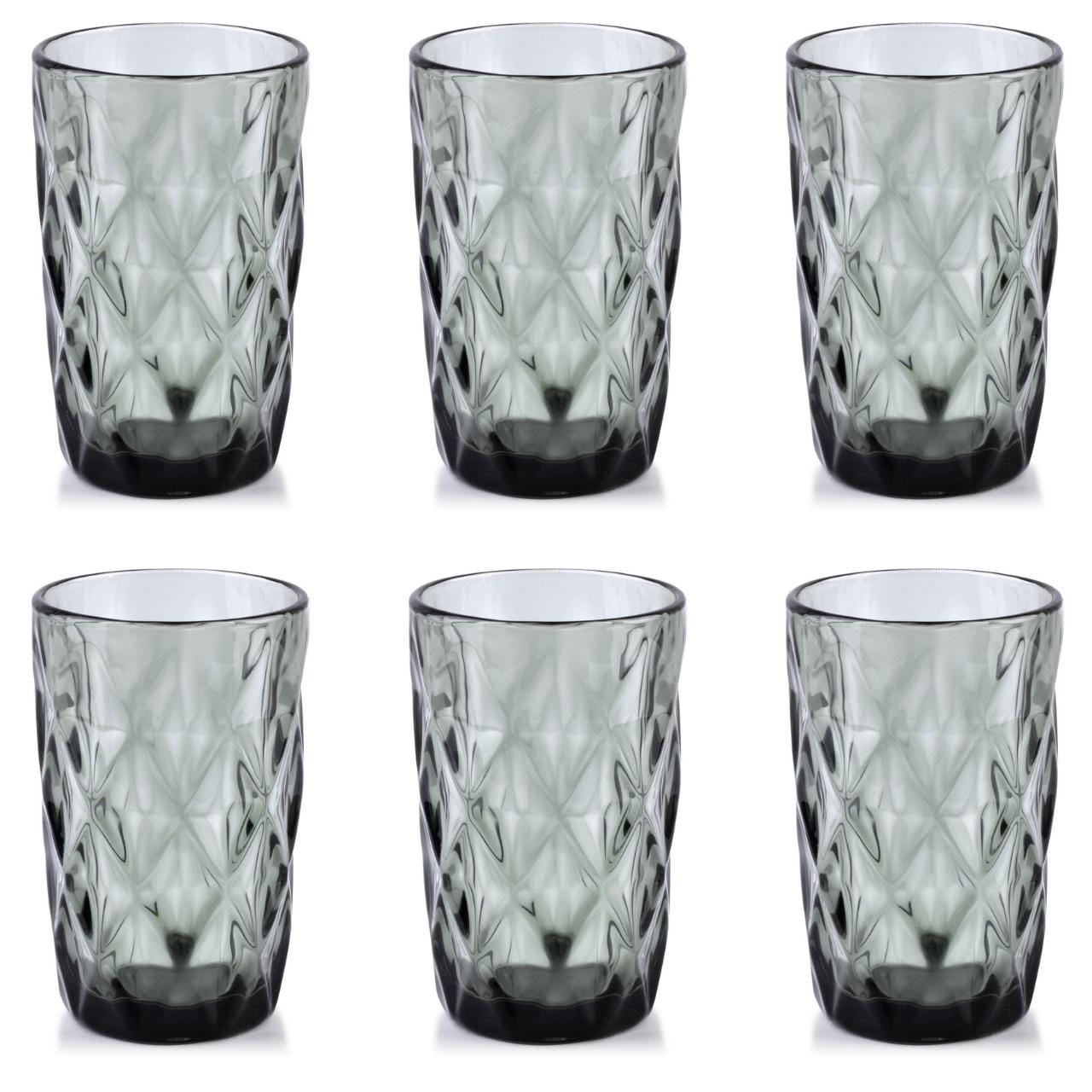 Affekdesign Wijnglazen Longdrinkglazen - 6-delige set | Elise Grey