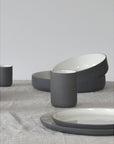 Archive Studio Borden Bord 20cm - 2-delige set | Donkergrijs