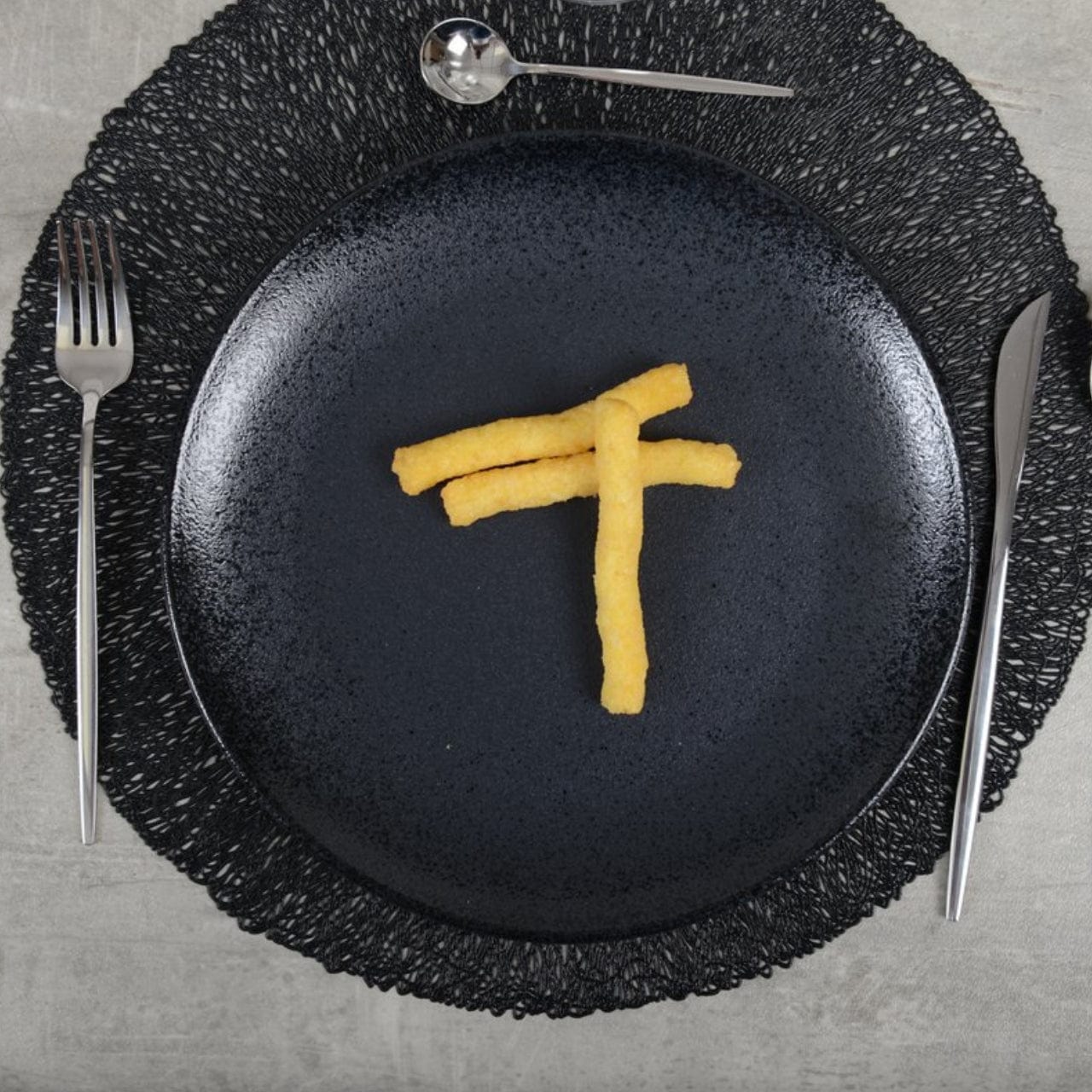 Aulica Borden Dinerbord 27cm - 2-delige set | Zwart