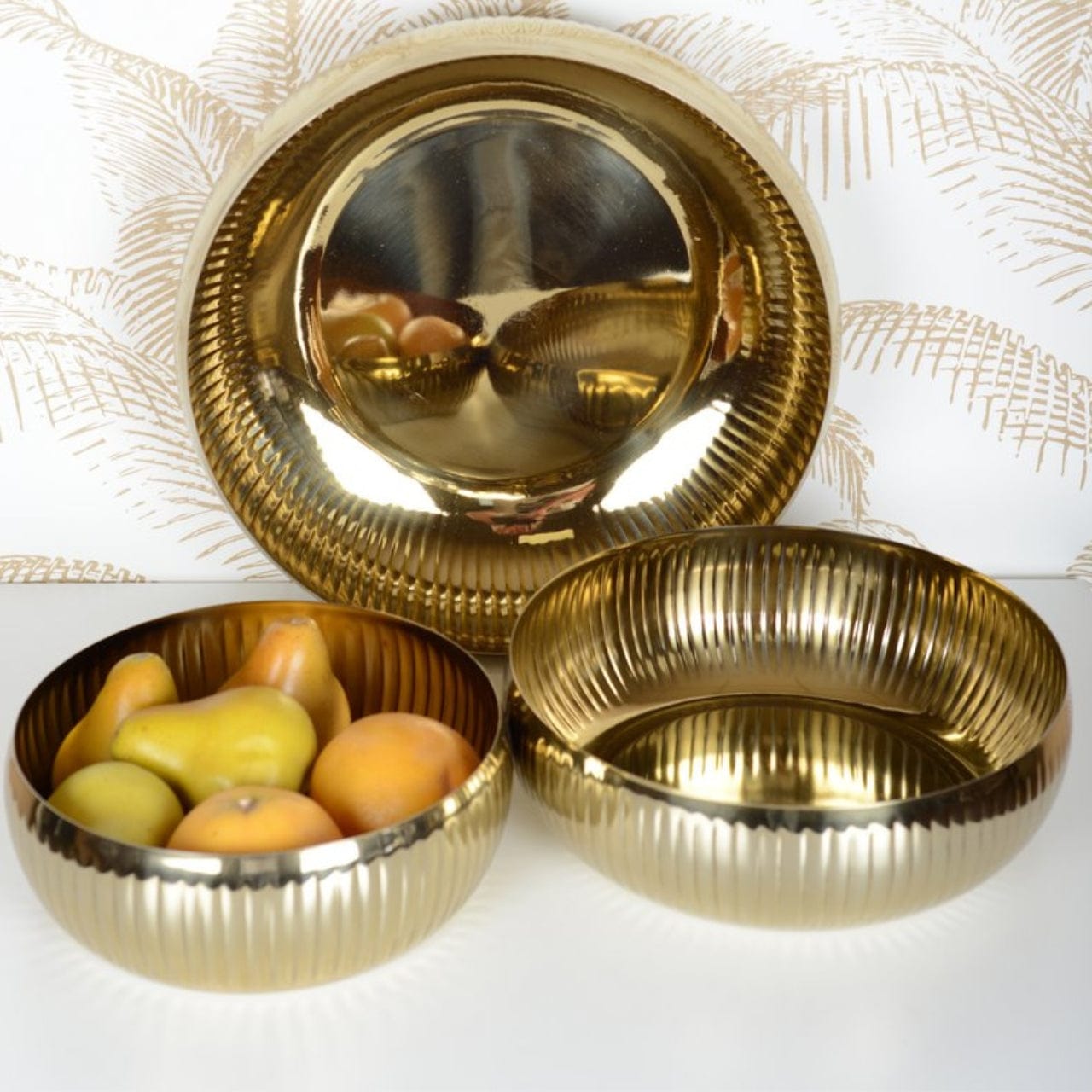 Aulica Saladeschaal Fruitschaal 24cm - Goud