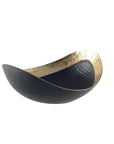 Aulica Saladeschaal Saladeschaal 22x18cm | Black & Gold