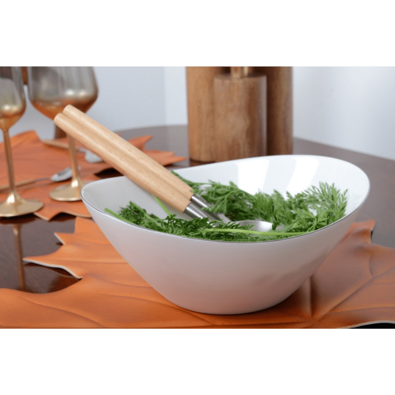 Aulica Saladeschaal Saladeschaal 25cm | Platinum