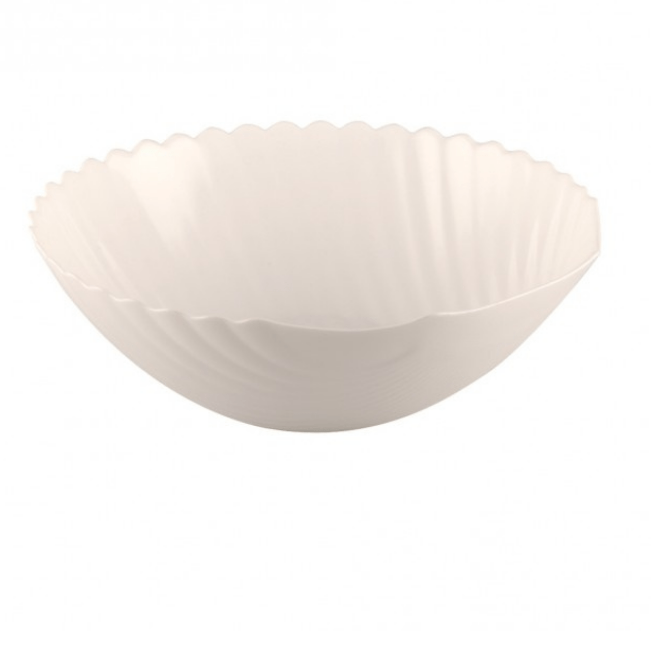 Aulica Saladeschaal Saladeschaal schelp 24cm - Wit | Coquillage