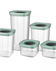 BergHOFF Voorraadpotten Voorraaddozen - 5-delige set - smart seal | Leo