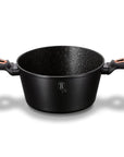 Berlinger Haus Kookpan Kookpan met deksel 24cm - 4.1L | Black rose