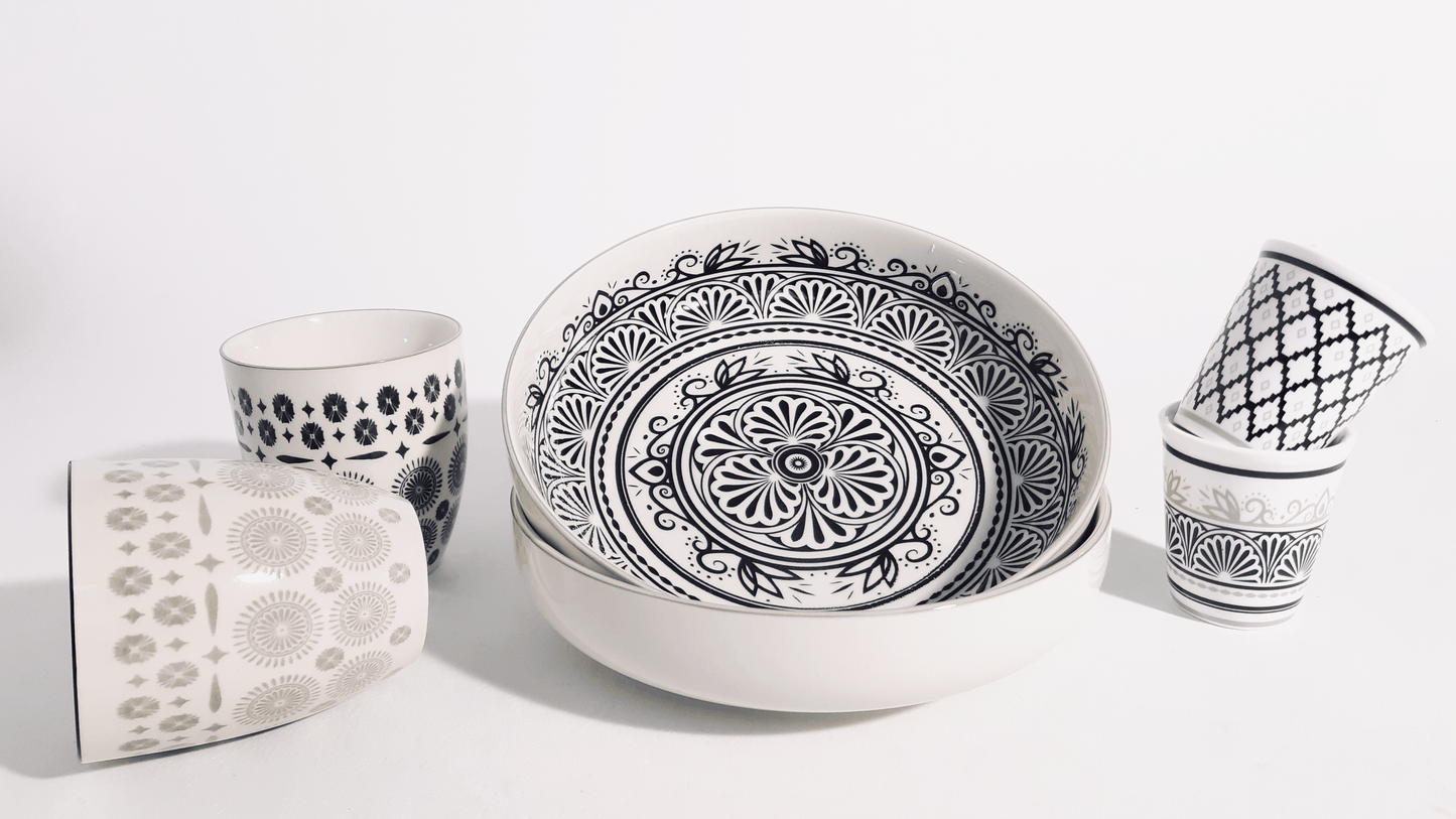 CMP Paris Borden Bordenset 2-delig - Retro | Mirage