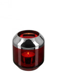 Fink Theelichthouder Theelichthouder 20cm - Glas - Rood | Smilla