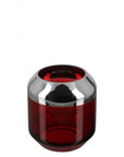 Fink Theelichthouder Theelichthouder 20cm - Glas - Rood | Smilla