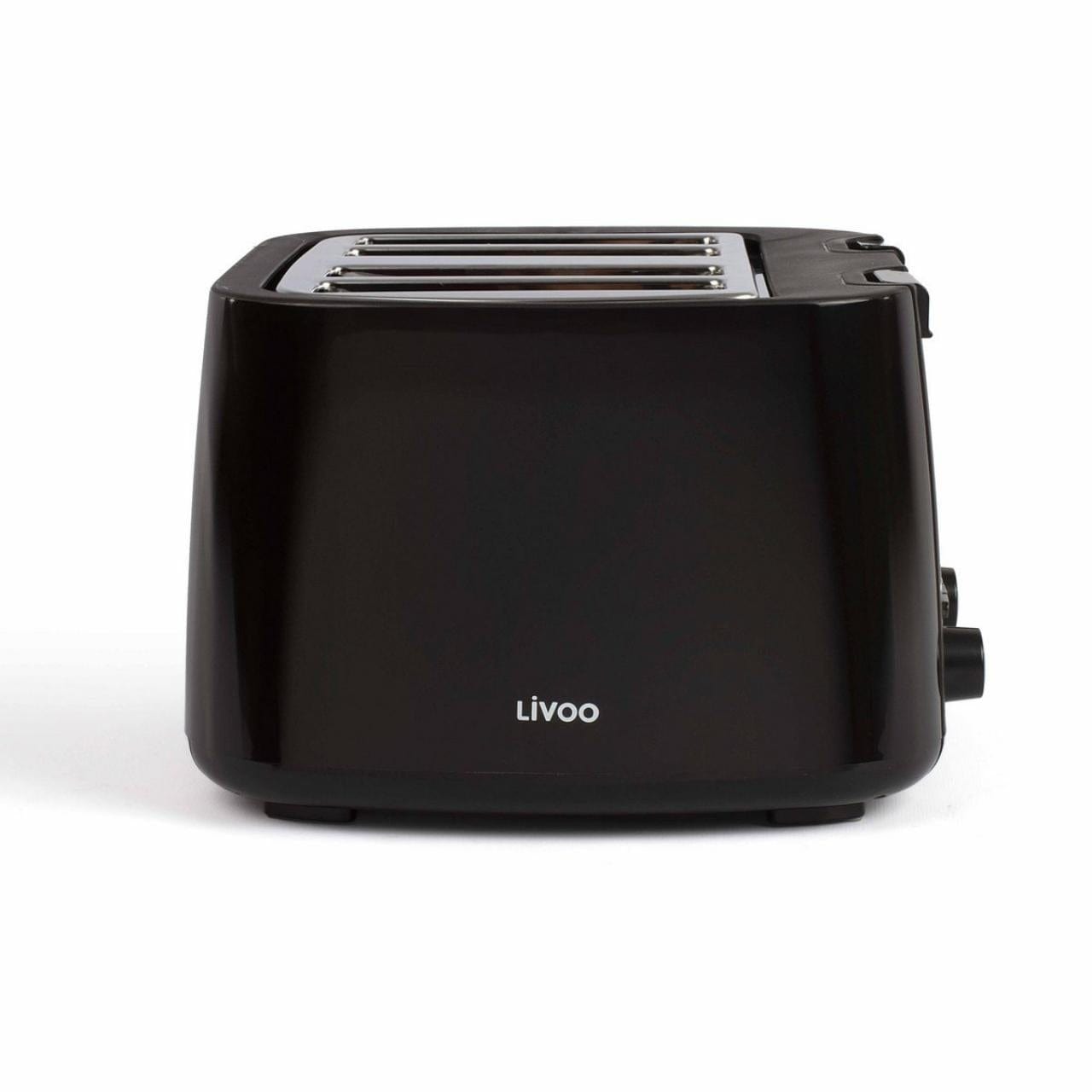 Livoo Broodrooster Broodrooster 4-slots | Zwart