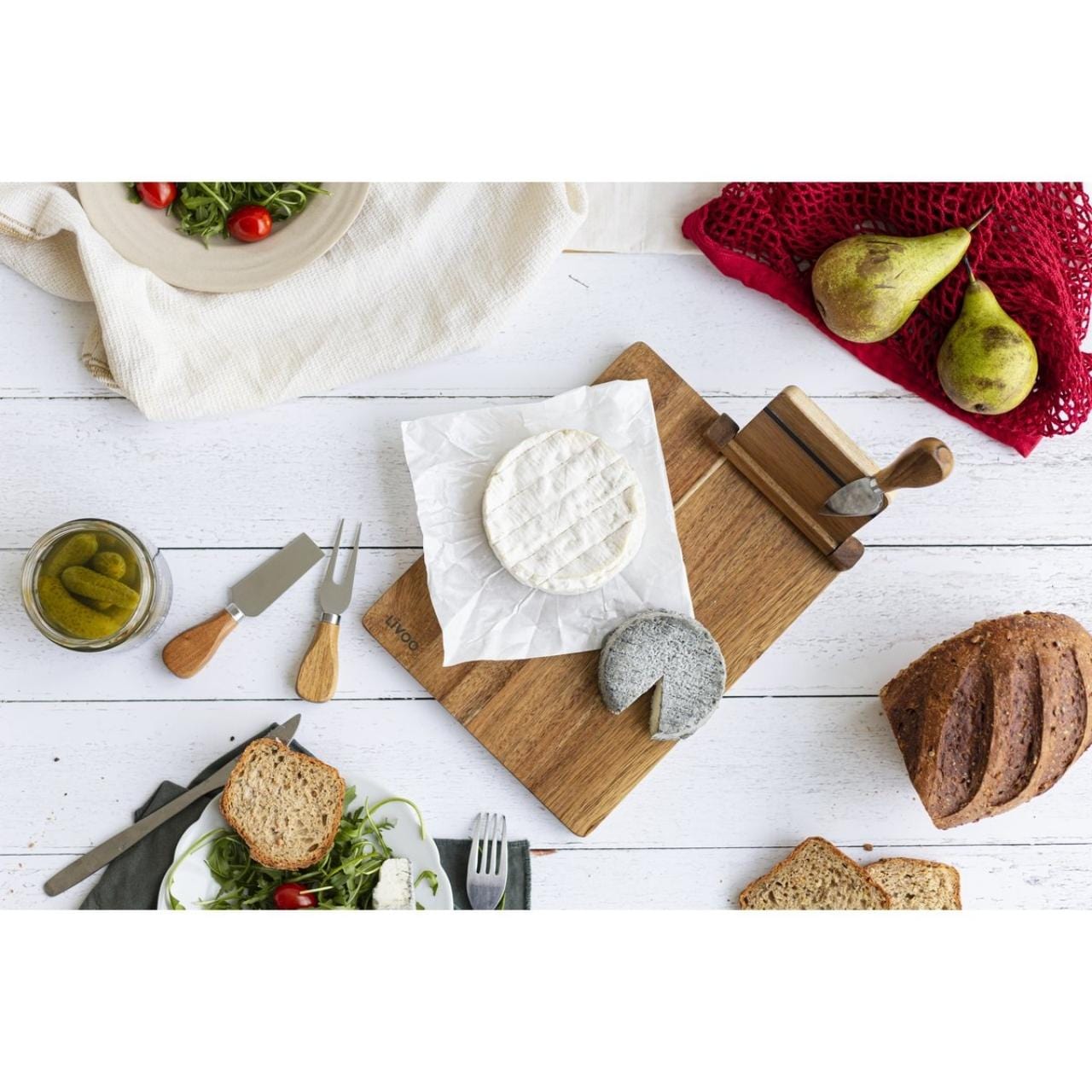 Livoo Kaasplank Kaasplank - 4-delige set