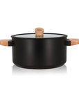 OGO Living Kookpan Kookpan met houten handgrepen - 24 cm | Ector