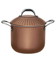 Pensofal Internatinal Pannenset Pastapan 20cm - 5L - deksel met vergiet - Koper | Invictum