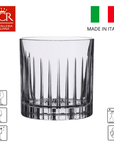 RCR - Cristalleria Italiana Glazen Water- en Whiskeyglas 36cl - 6-delige set | Timeless