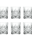 RCR - Cristalleria Italiana Glazen Whiskey- Waterglazen - 6-delige set - 31cl | Melodia