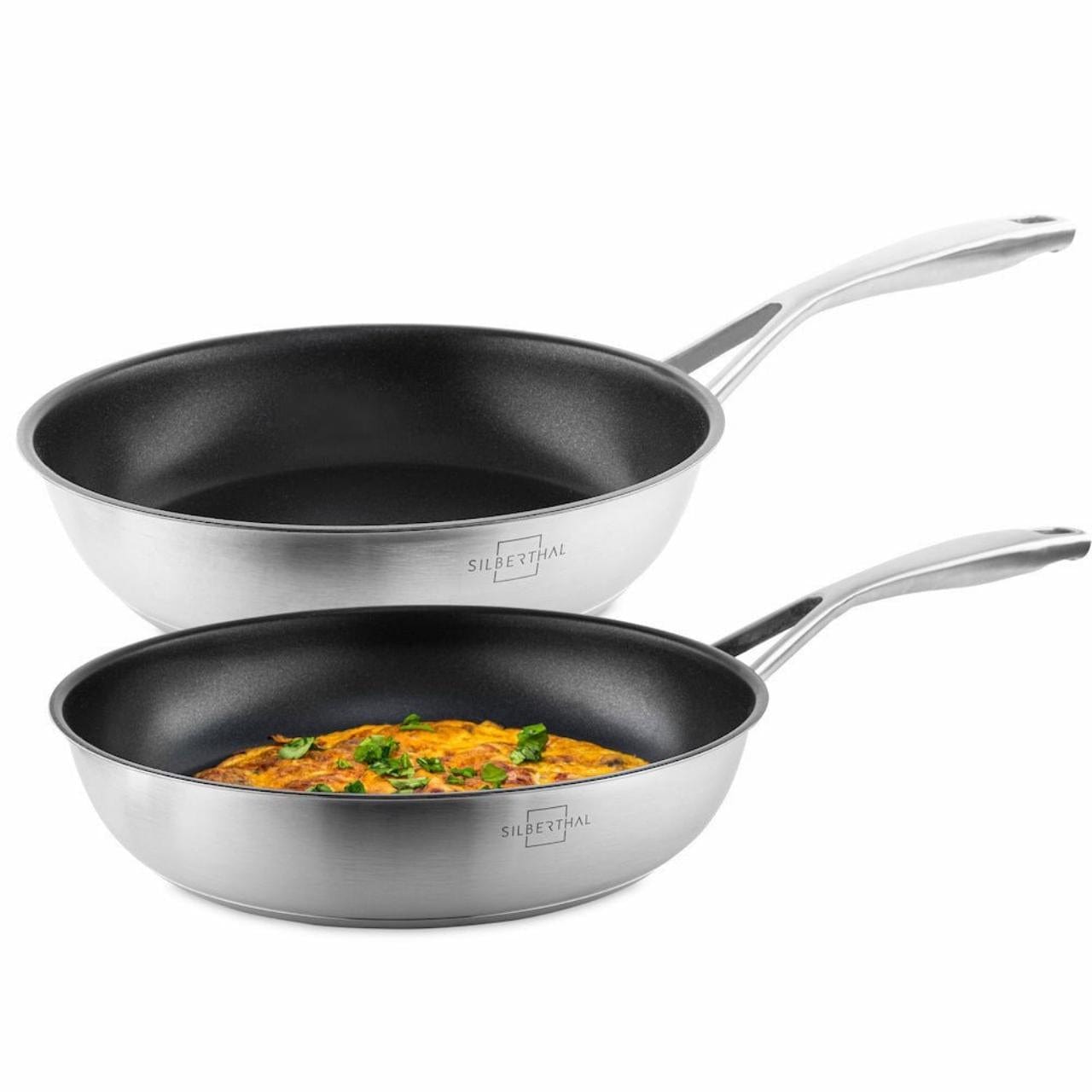 Silbertahl Koekenpan Koekenpan - 2-delige set - 24 + 28cm