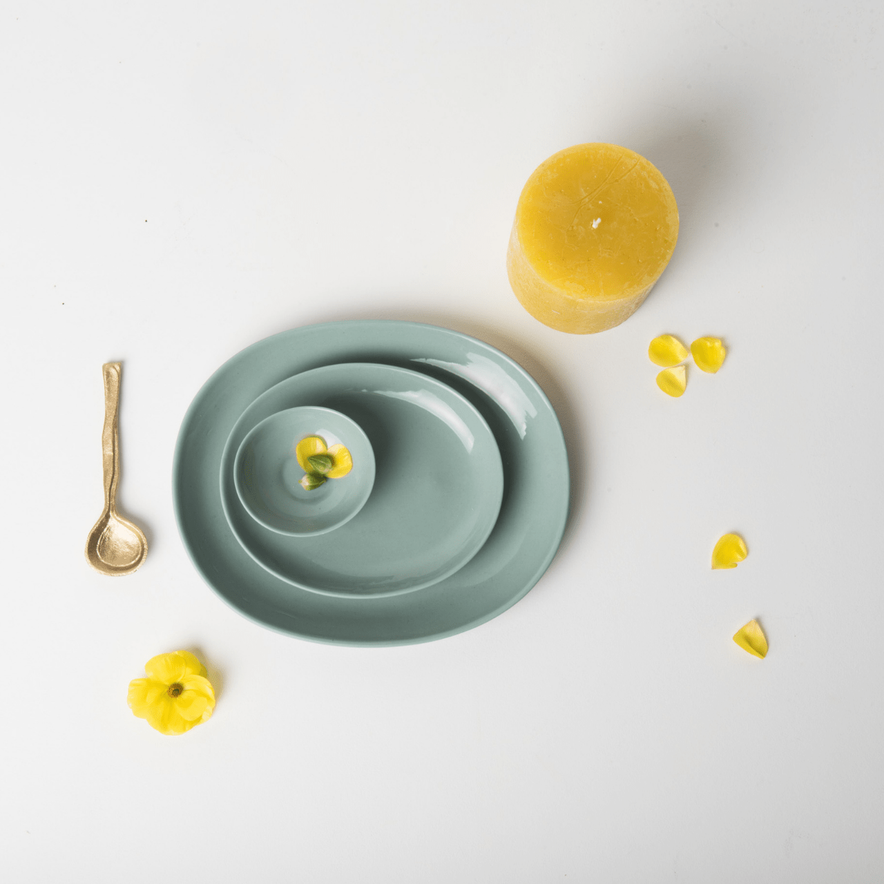 Urban Nature Culture Borden Schaaltje 9cm - set van 2 | Clay Forrest