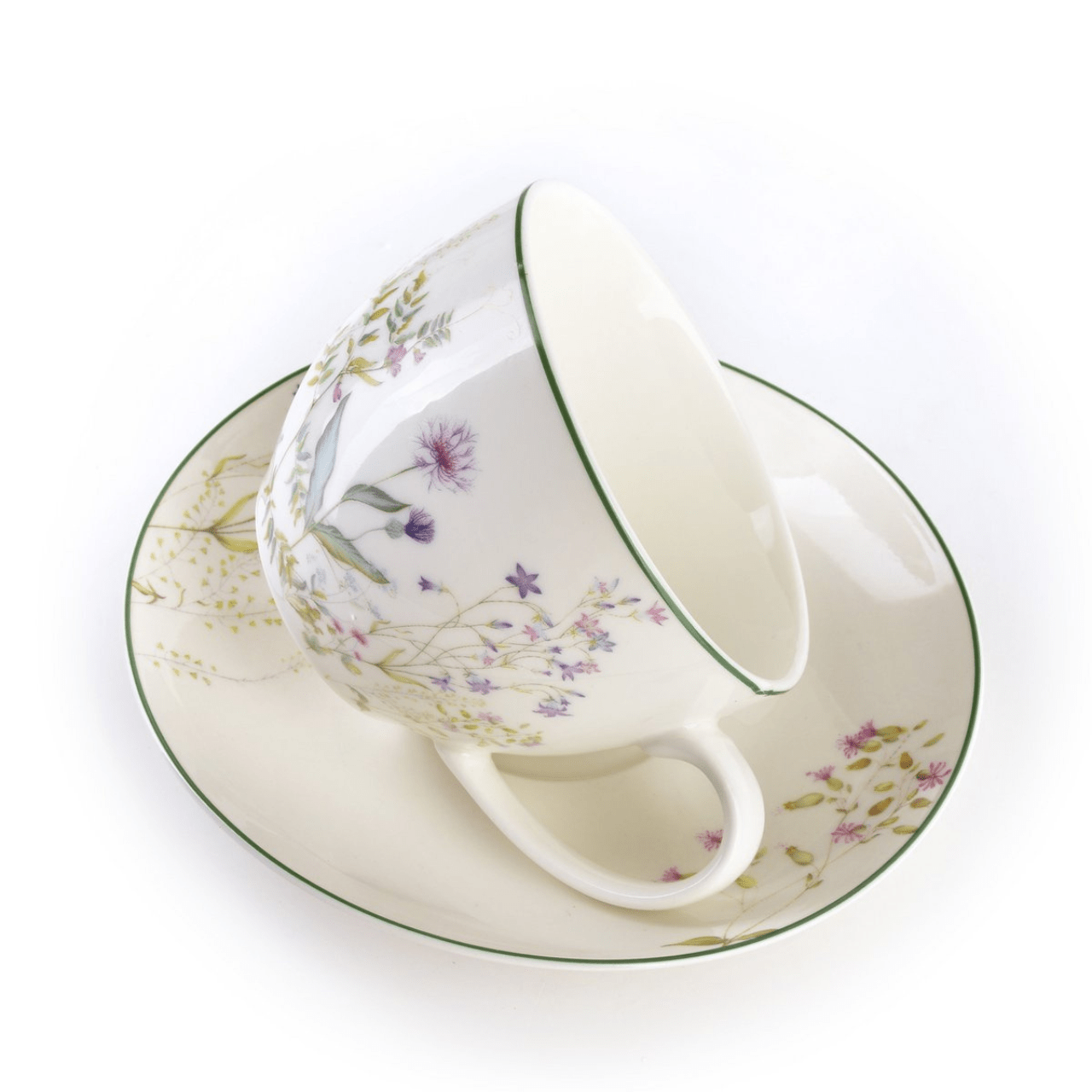 Affekdesign Koffie- en Theekop met schotel Stijlvolle Koffie- & Theekop met Schotel - 2-delige Set | Faccia Verde