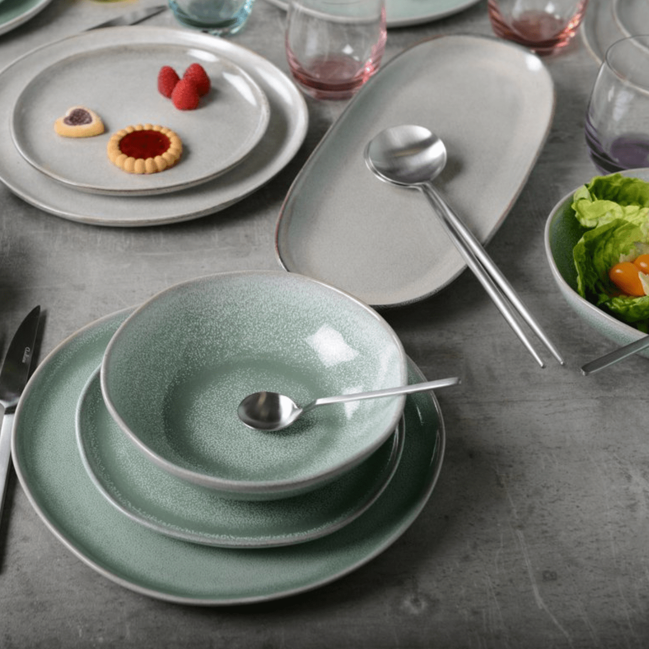 Aulica Saladebestek Saladebestek 2-delig - Zilver