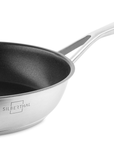 Benanoso Braadpan Braadpan met antiaanbaklaag - 2-delige set - 24 + 28cm - RVS