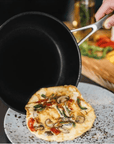 Benanoso Braadpan Braadpan met antiaanbaklaag - 2-delige set - 24 + 28cm - RVS