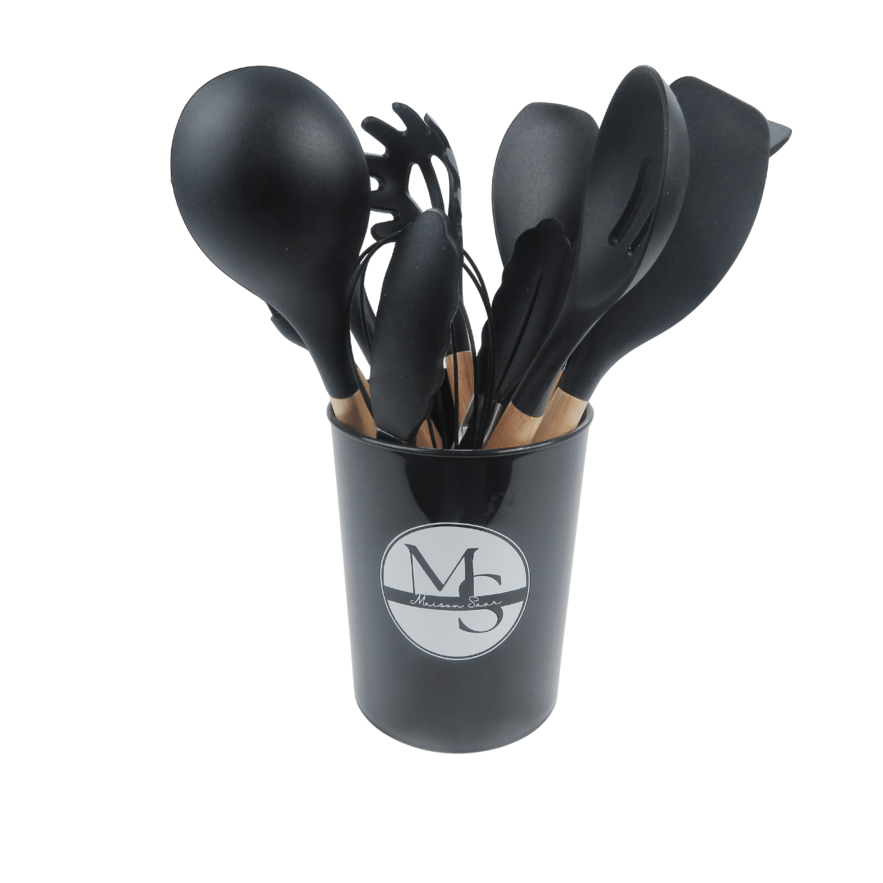 Benanoso Keukengerei set Keukengerei set - 12-delig - Zwart | Noor