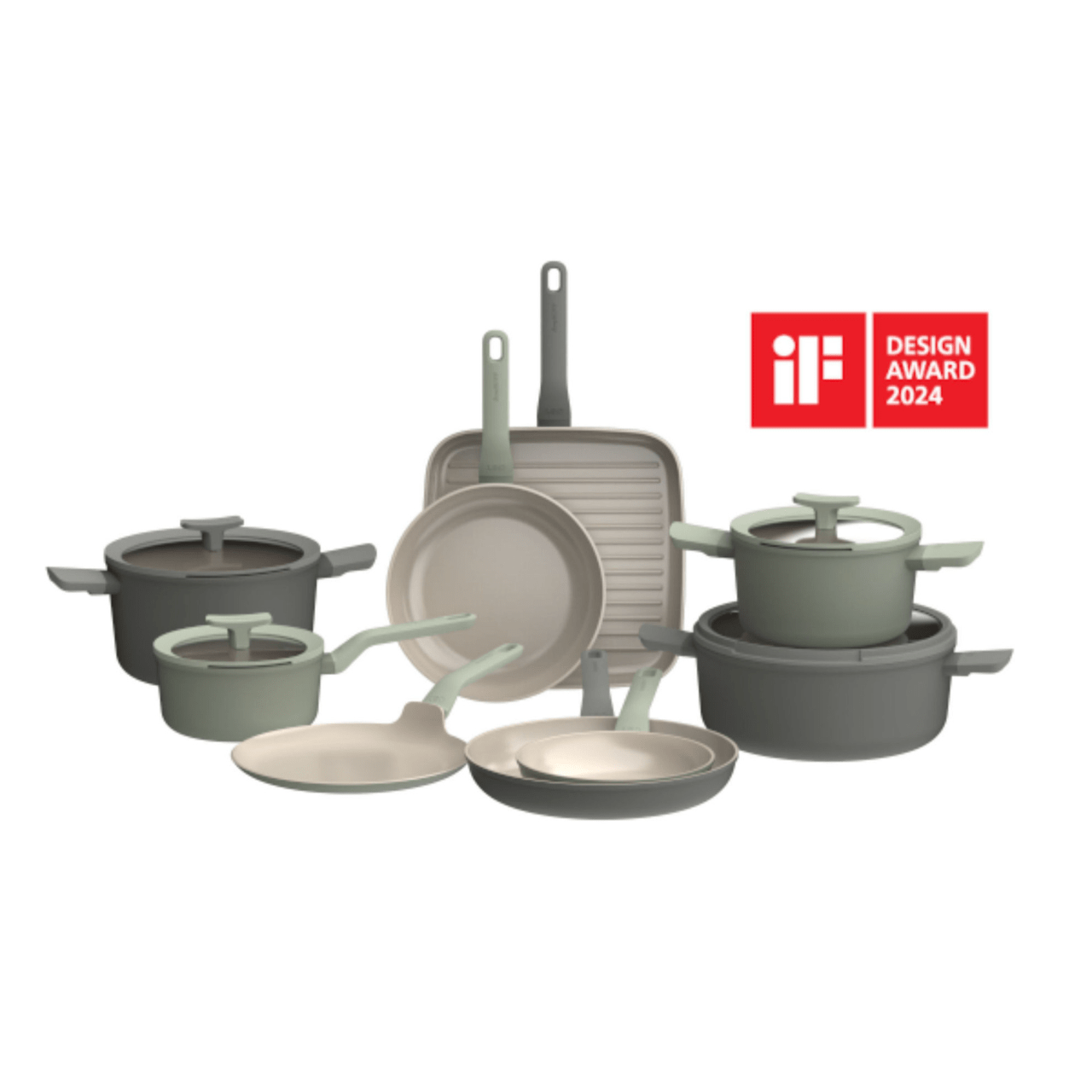 BergHOFF Koekenpan Koekenpan - 30cm - 2,9L - Antikleef | Balance MM Leo