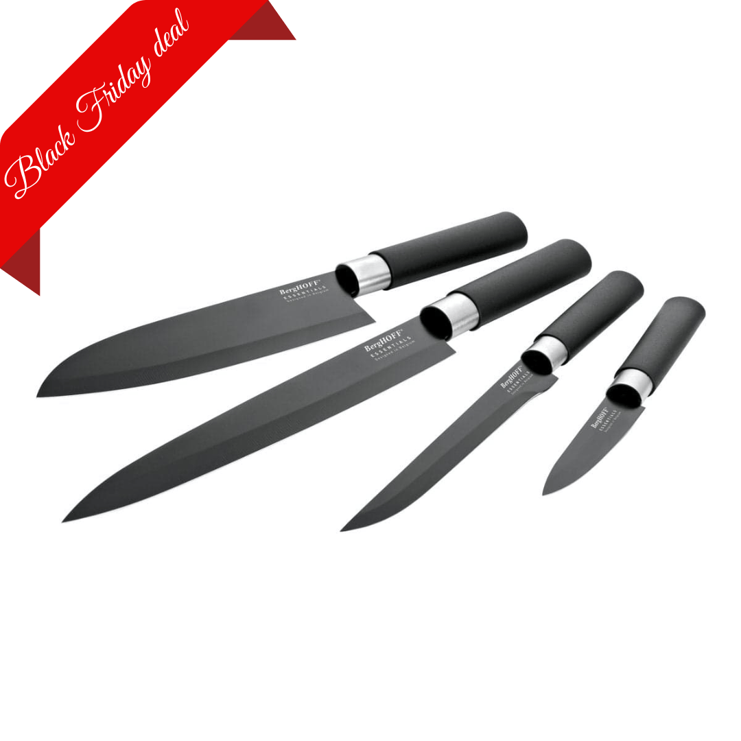 BergHOFF Messenset 4-delige Messenset - Ergonomische Handgreep - Antikleeflaag | DiNA