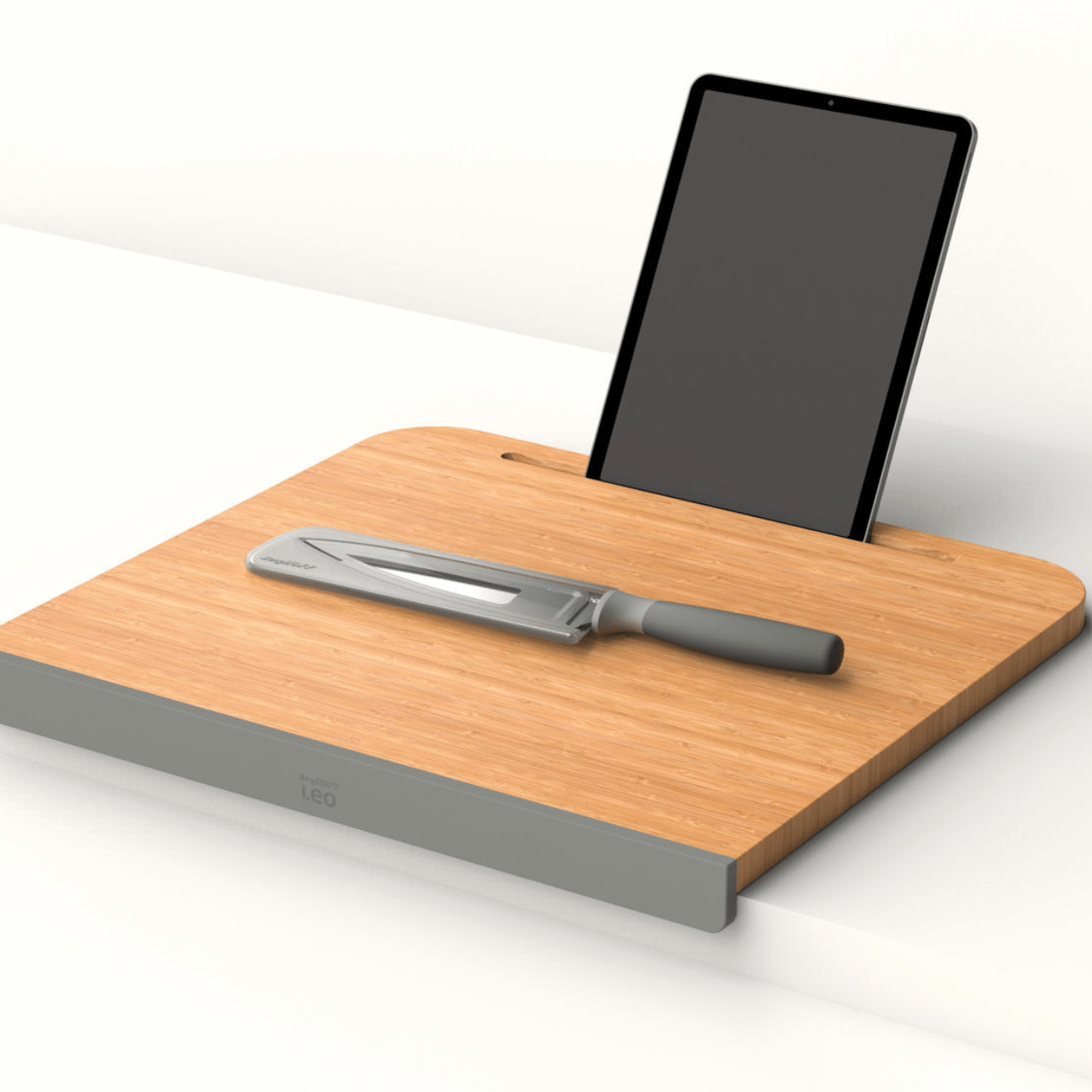 BergHOFF Snijplank Snijplank met Tablethouder - 45×41 cm | Leo Balance