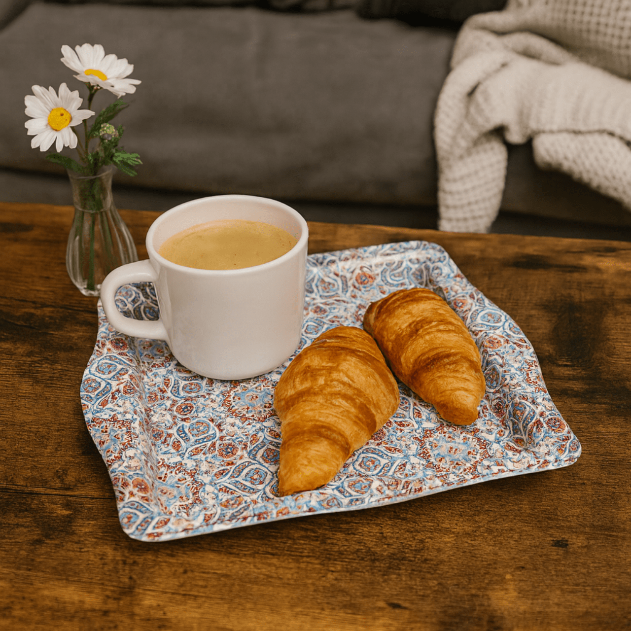 Bohoria Dienblad Dienblad met print - 2-delige set - 25×16cm | Marrakech