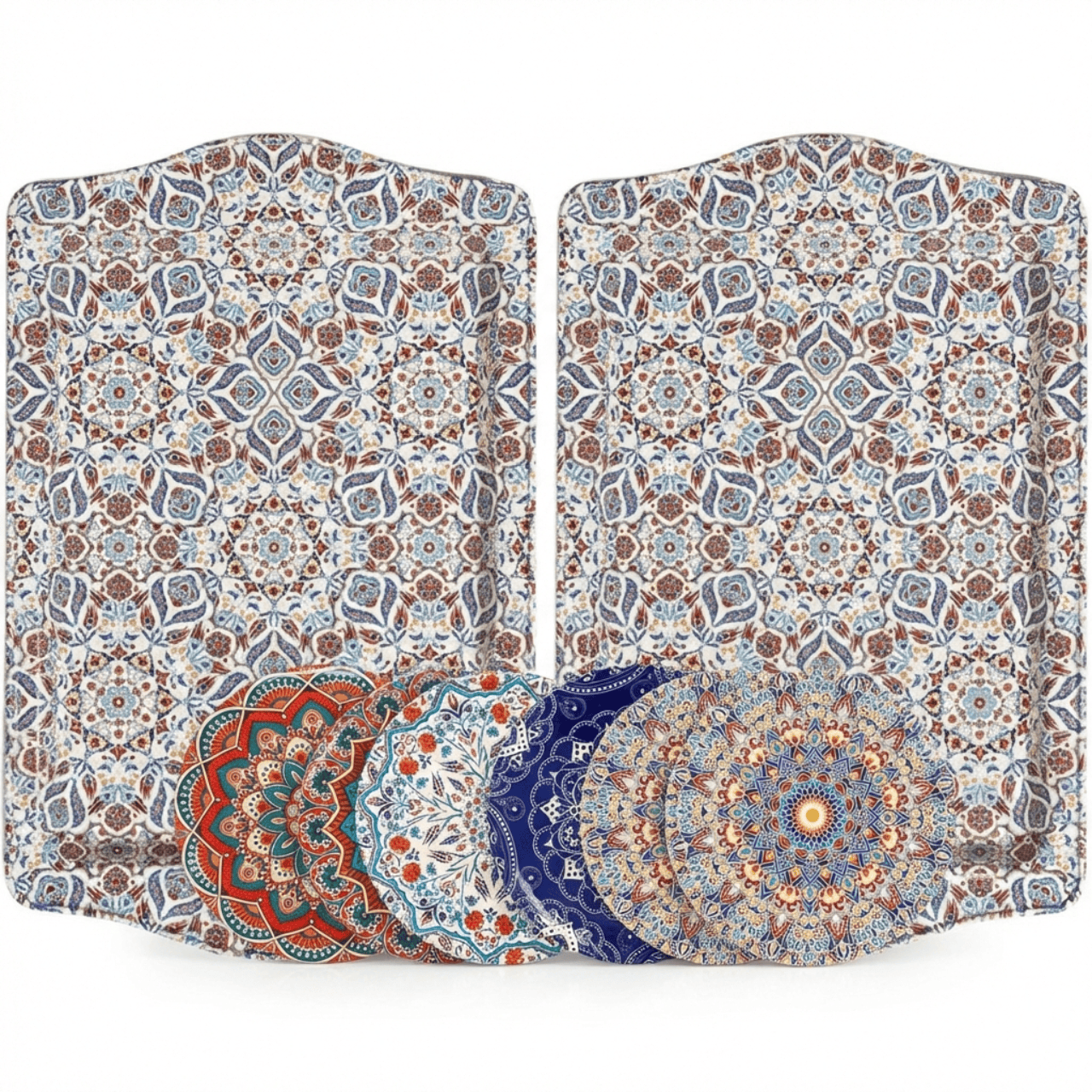 Bohoria Onderzetter en dienblad Tafelset – Onderzetters & Dienbladen | Marrakech