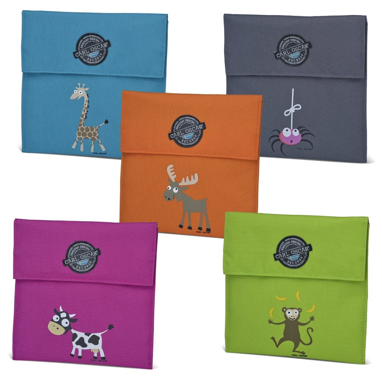 Carl Oscar Boterhammenzak kinderen Sandwich bag - Eland | Pack n' Snack