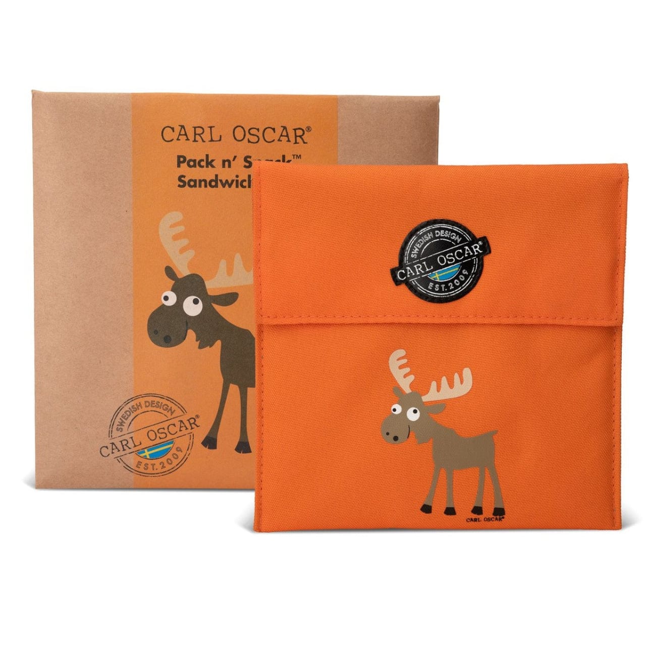 Carl Oscar Boterhammenzak kinderen Sandwich bag - Eland | Pack n' Snack