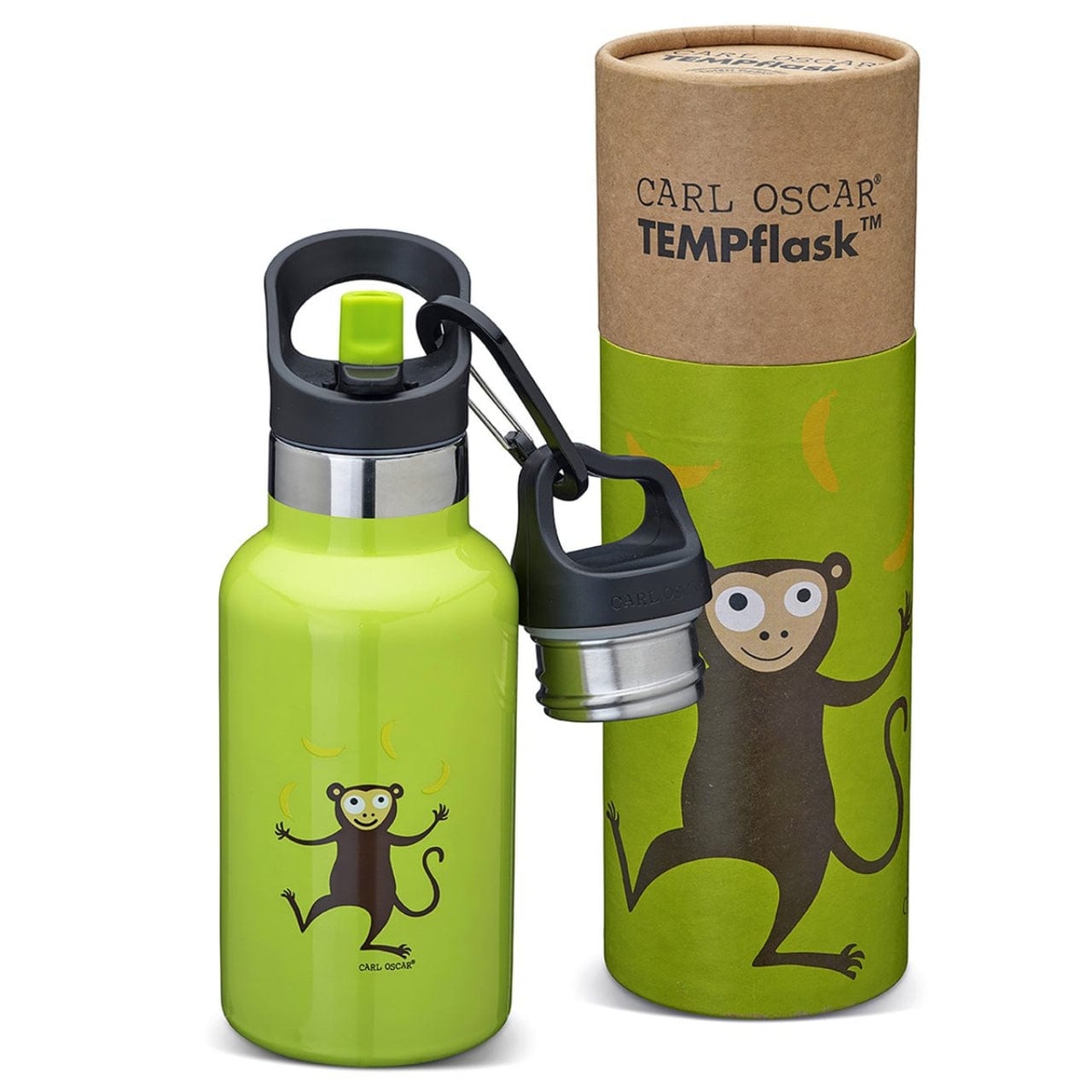 Carl Oscar Thermosflessen kinderen Thermosfles - 0.35L - Aap | TempFlask