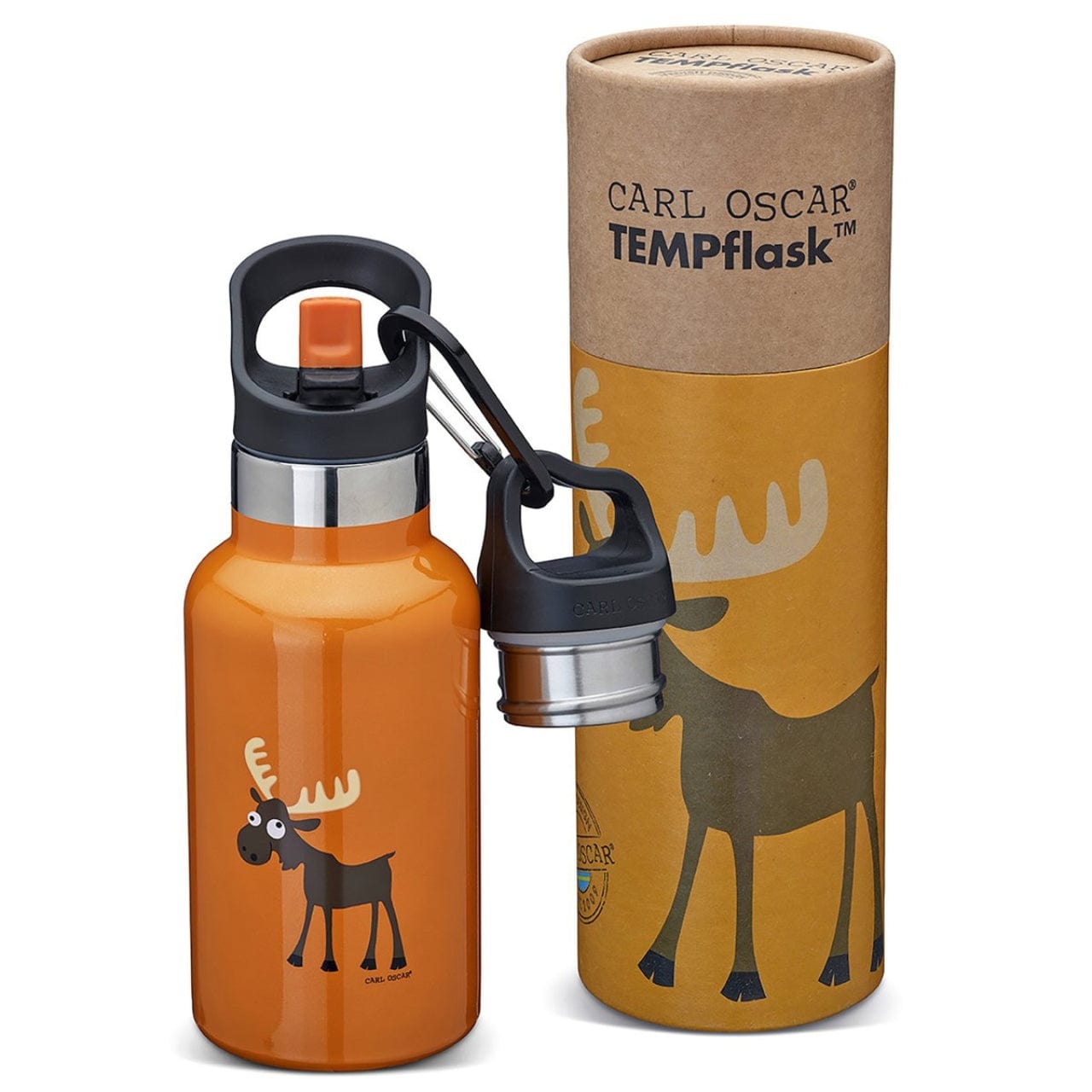 Carl Oscar Thermosflessen kinderen Thermosfles - 0.35L - Eland | TempFlask
