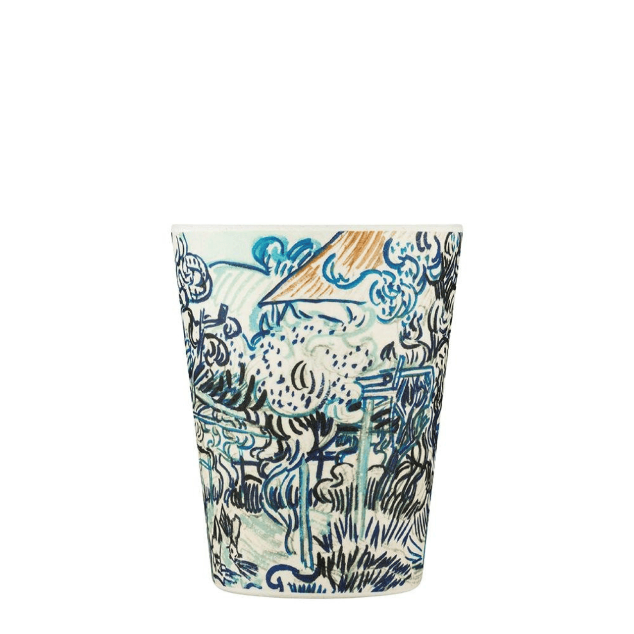 Ecoffee Cup To Go Koffie- en Theemokken Koffie- en theekop to go - 350ml | Van Gogh Oude wijngaard met boerin